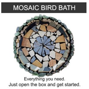 Mosaic Birth Bath Art Kit
