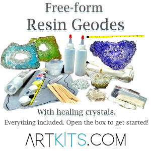 Free-form Resin Geode Art Kit